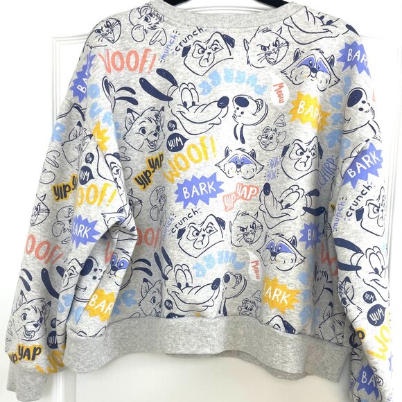 Disney Park Disney Critters Women’s Pluto Pullover Sweatshirt Size XL - Picture 2 of 7